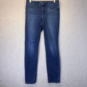 Athleta Sculpted High Rise Skinny Jeans Dark Wash Denim‎ Women's Size 6